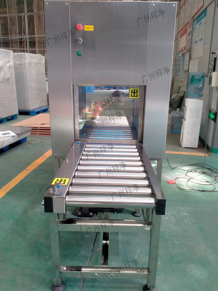 全自動感應升降風淋傳遞窗與輸送線貨淋室的設計要求